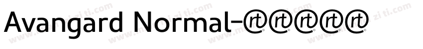 Avangard Normal字体转换